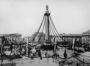 The Luisenplatz, Darmstadt, April 30, 1884